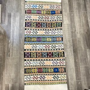 Vintage Handwoven tapestry for wall or table runner